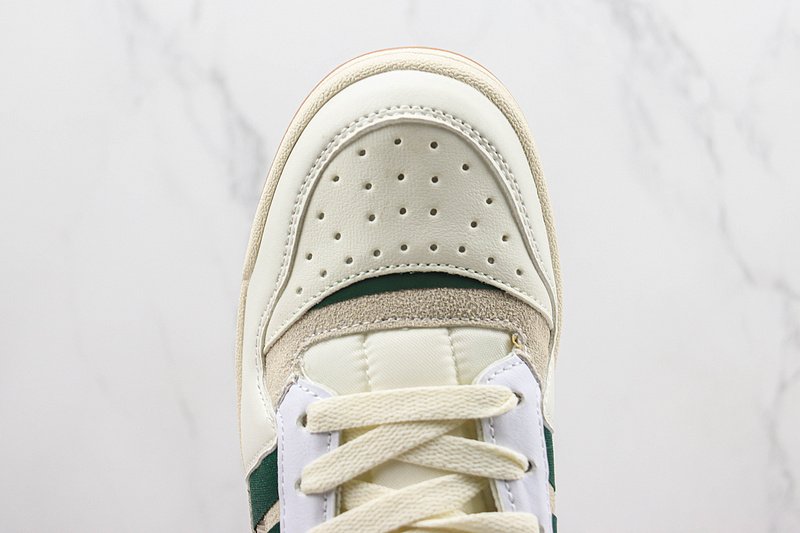 Adidas Forum 84 Low "Cloud White Collegiate Green Bliss" фото № 3