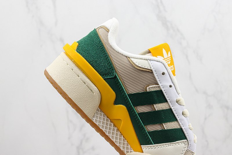 Adidas Forum 84 Low "Cloud White Collegiate Green Bliss" фото № 4