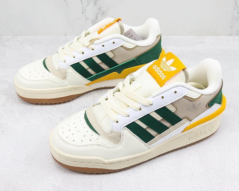 Adidas Forum 84 Low "Cloud White Collegiate Green Bliss" фото № 5