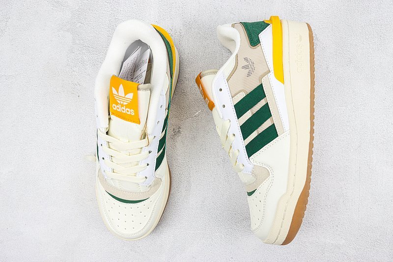 Adidas Forum 84 Low "Cloud White Collegiate Green Bliss" фото № 7