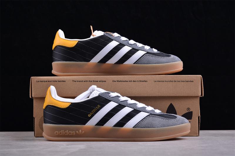 Adidas Gazelle Indoor "Grey Yellow" фото № 5