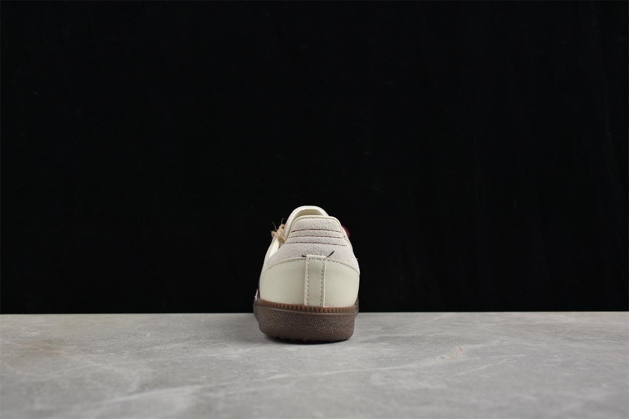 Adidas Samba OG "Wonder White Maroon" фото № 5