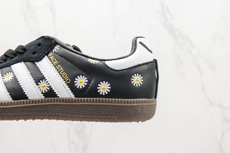 Atmos x Adidas Face Samba OG "Core Black" фото № 4