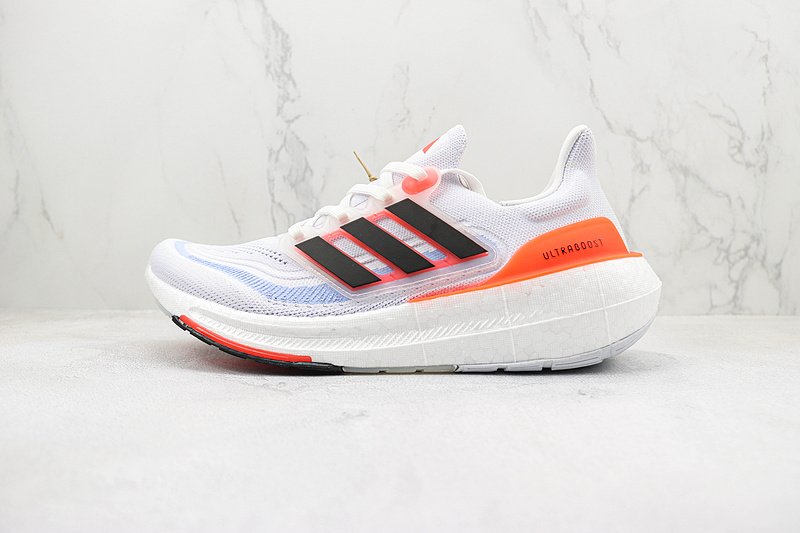 Adidas Ultraboost Light "White/Solar Red" фото № 2