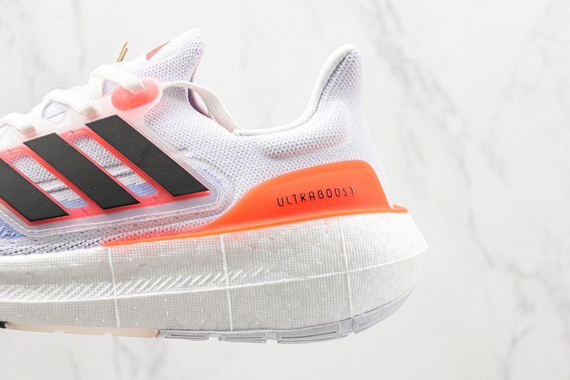 Adidas Ultraboost Light "White/Solar Red" фото № 4