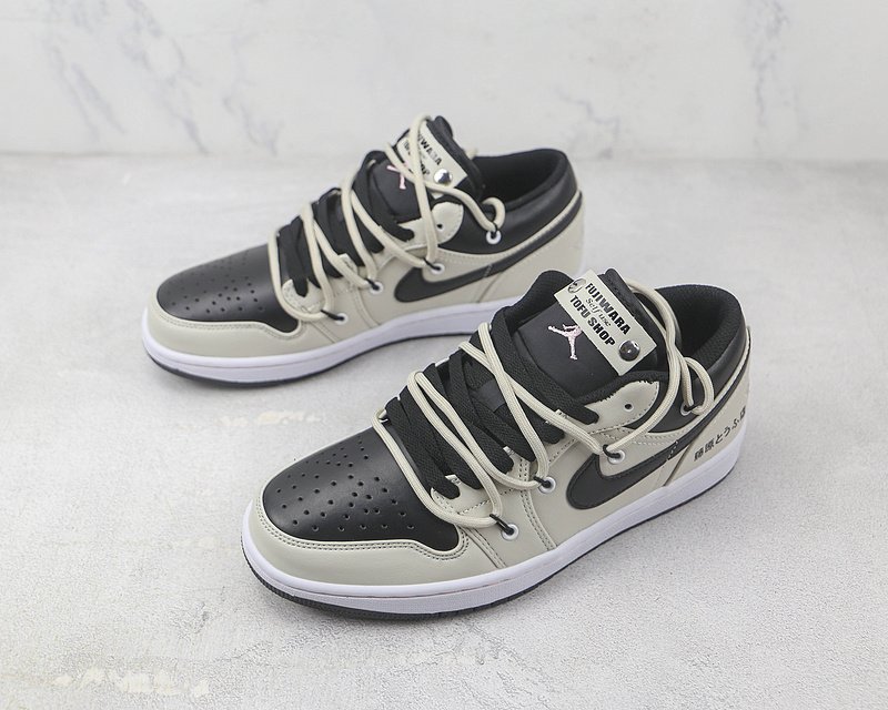 Air Jordan 1 Low "Black/Grey" фото № 5