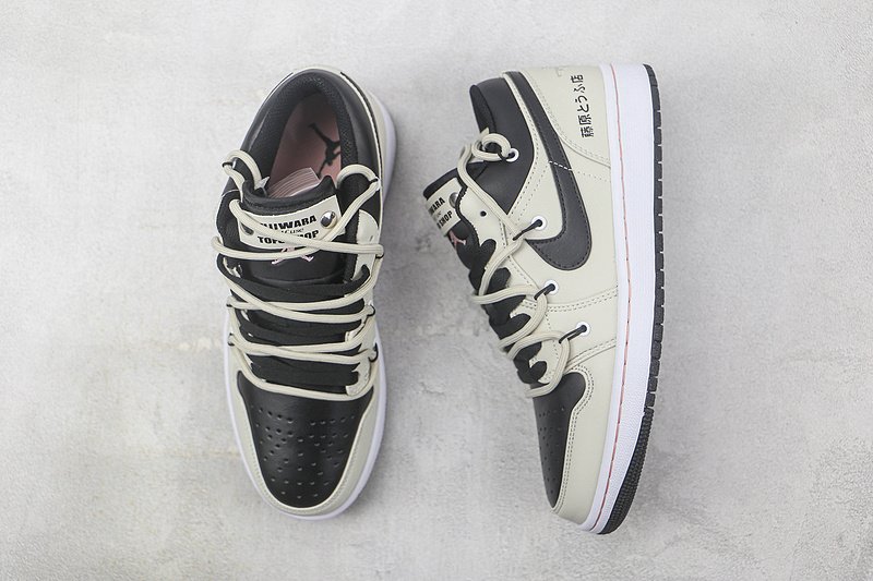 Air Jordan 1 Low "Black/Grey" фото № 6