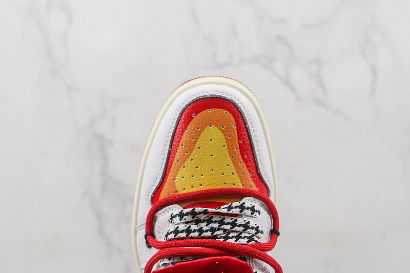 Air Jordan 1 Low CNY "White/Red/Black" фото № 3