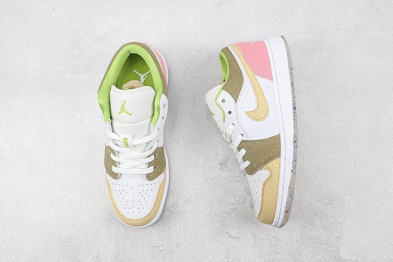 Air Jordan 1 Low "Pastel Grind Vivid Green" фото № 6