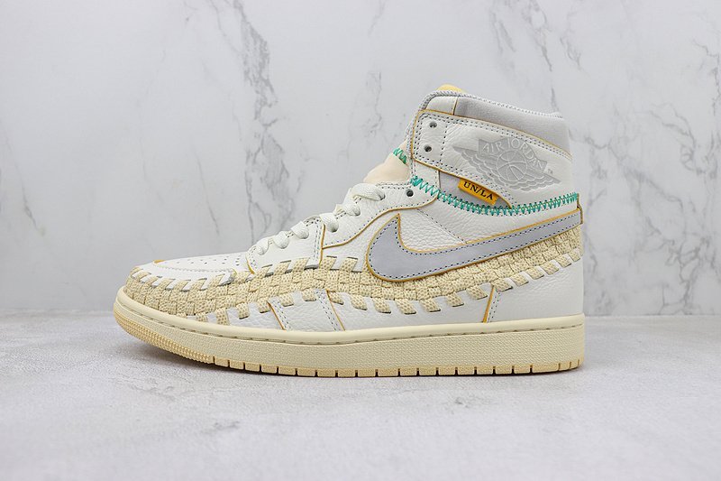 Bephie's Beauty Supply x Union LA x Air Jordan 1 High OG "Woven Sail" фото № 2
