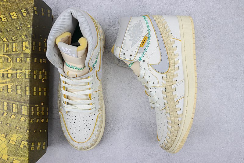 Bephie's Beauty Supply x Union LA x Air Jordan 1 High OG "Woven Sail" фото № 7