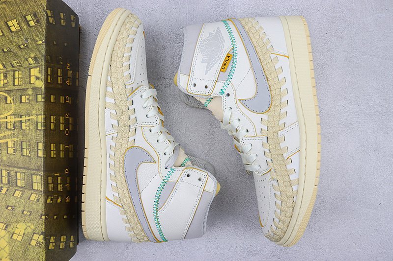 Bephie's Beauty Supply x Union LA x Air Jordan 1 High OG "Woven Sail" фото № 6
