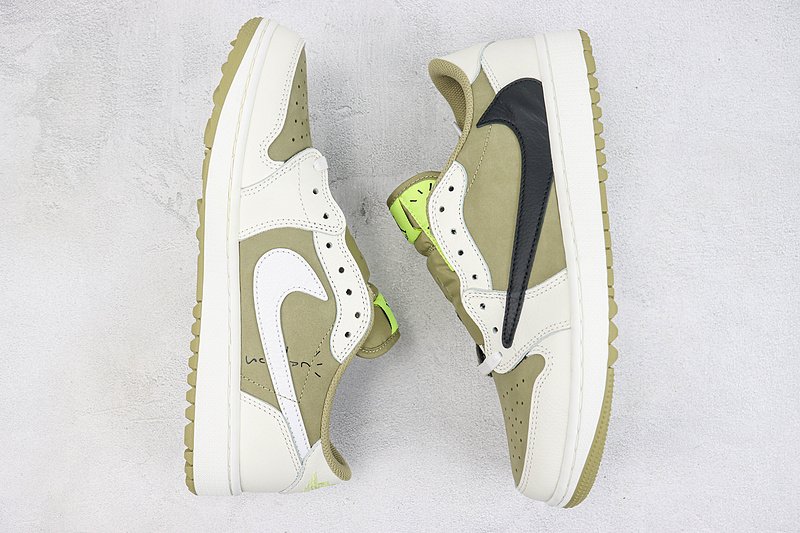 Air Jordan 1 Retro Low Golf "Travis Scott Neutral Olive" фото № 6