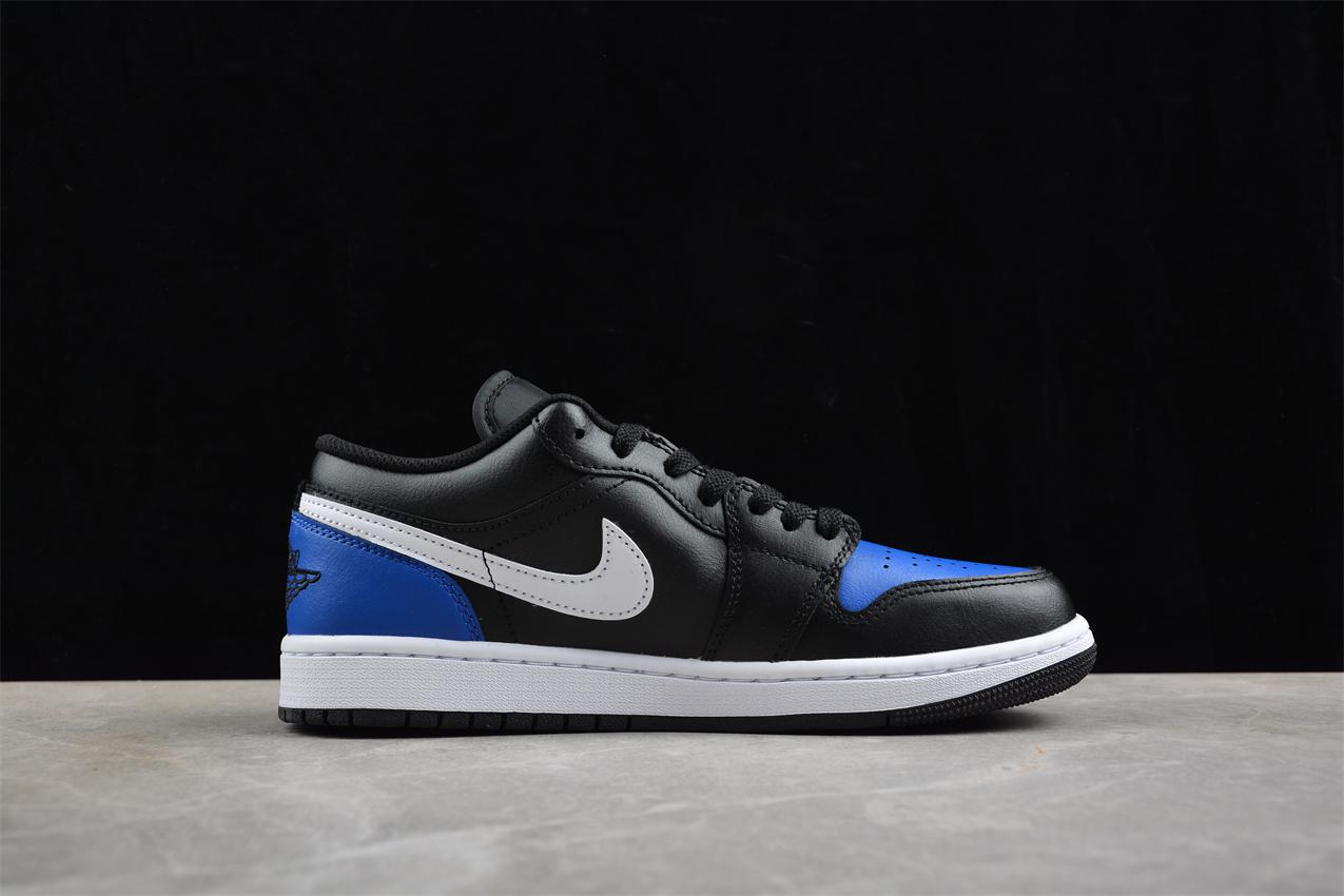 Air Jordan 1 Low "Black/Royal Toe" фото № 7