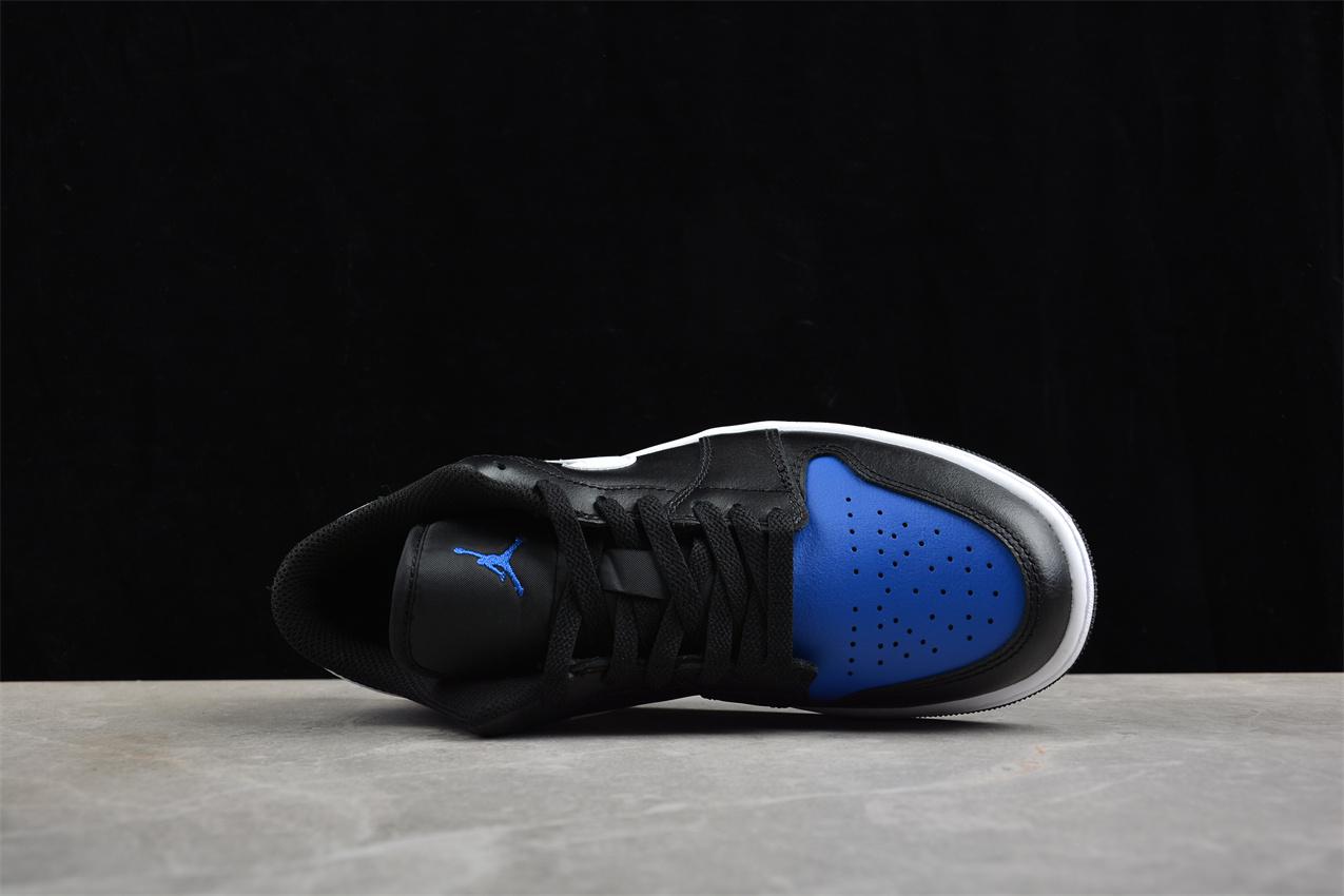 Air Jordan 1 Low "Black/Royal Toe" фото № 9