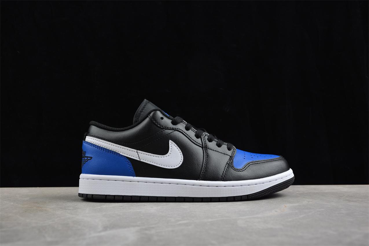 Air Jordan 1 Low "Black/Royal Toe" фото № 5