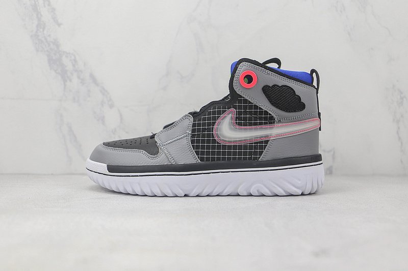 Air Jordan 1 High "React Black Particle Grey" фото № 2