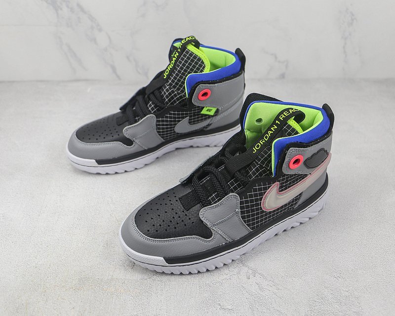 Air Jordan 1 High "React Black Particle Grey" фото № 5