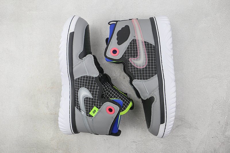 Air Jordan 1 High "React Black Particle Grey" фото № 7