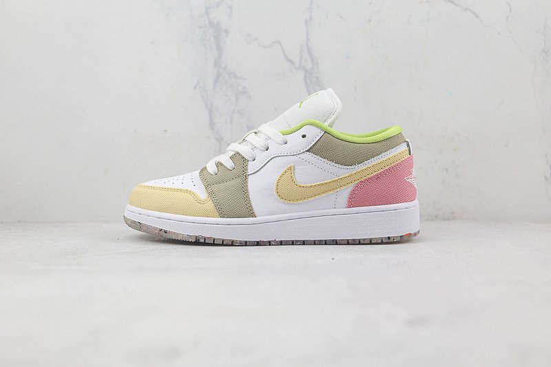 Air Jordan 1 Low SE "Pastel Grind Vivid Green" фото № 2