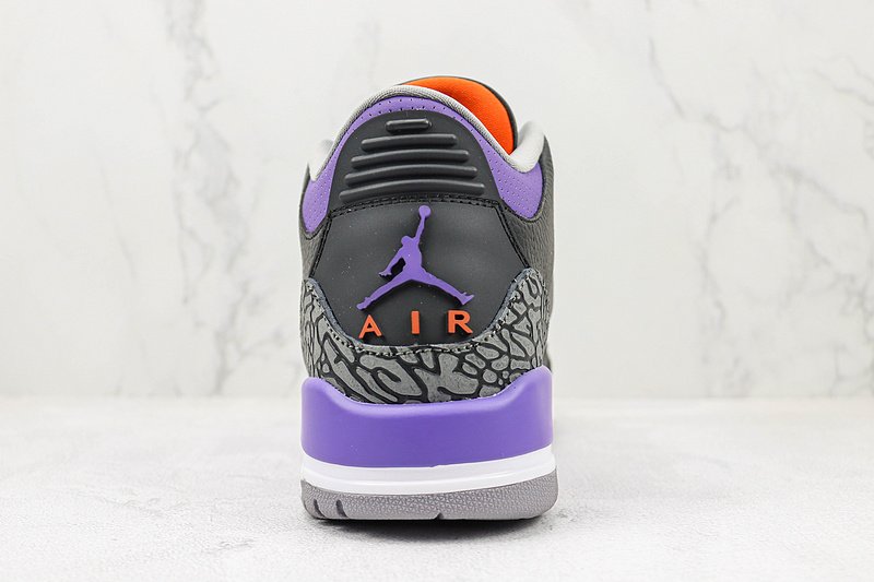 Air Jordan 3 Retro "Black Court Purple" фото № 9