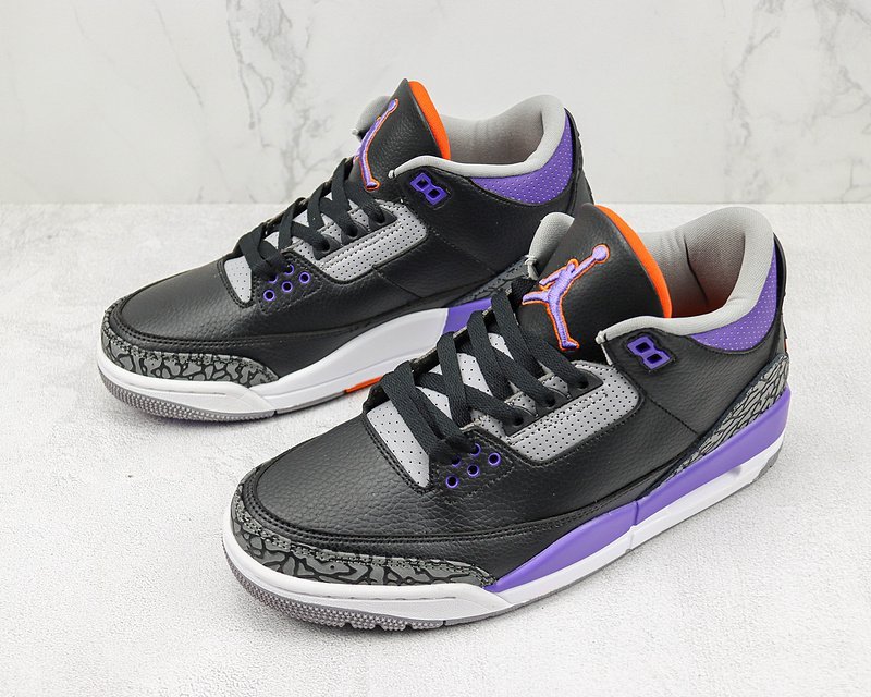 Air Jordan 3 Retro "Black Court Purple" фото № 5