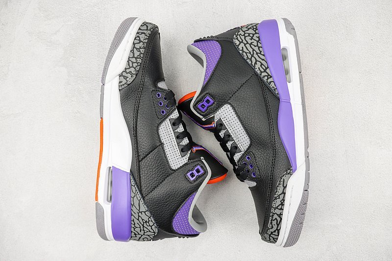 Air Jordan 3 Retro "Black Court Purple" фото № 6