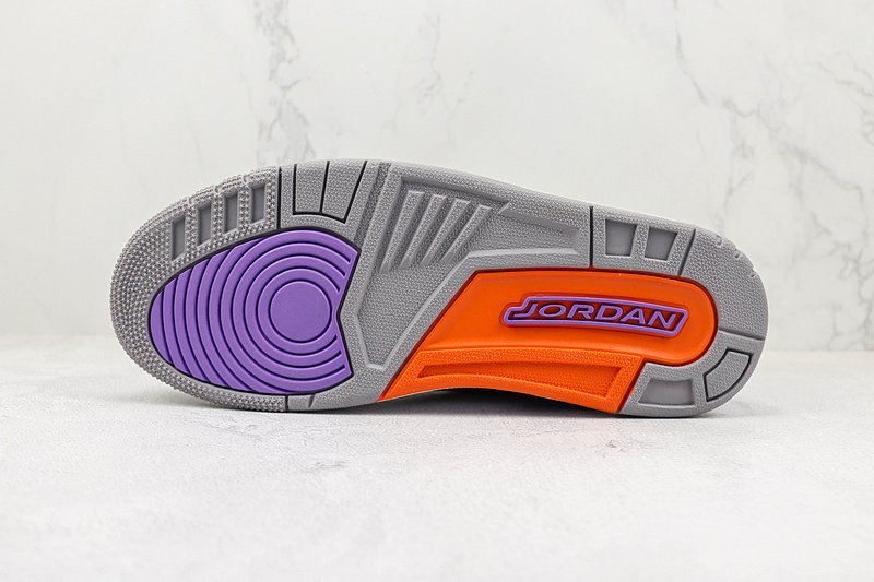 Air Jordan 3 Retro "Black Court Purple" фото № 8