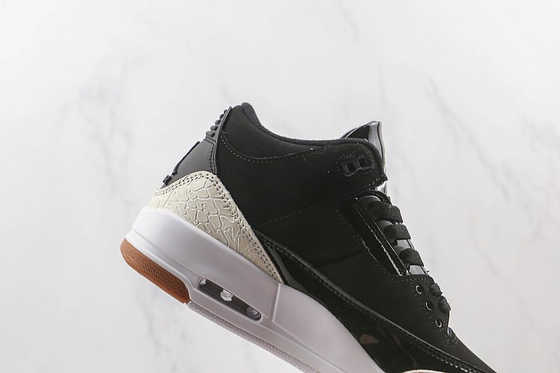 Air Jordan 3 Retro "Black White Gum" фото № 4