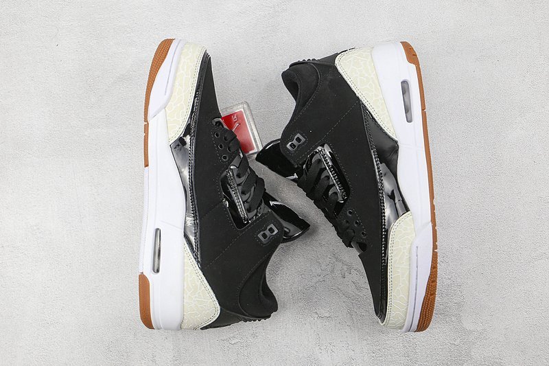 Air Jordan 3 Retro "Black White Gum" фото № 6