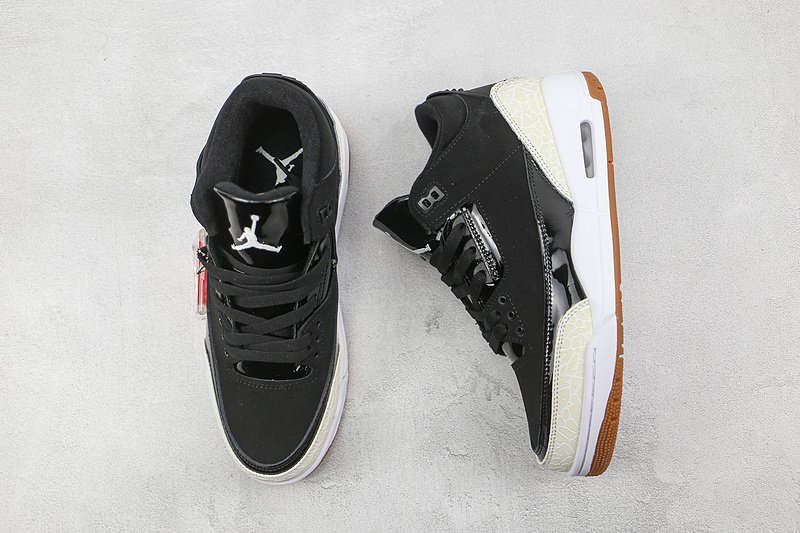 Air Jordan 3 Retro "Black White Gum" фото № 7