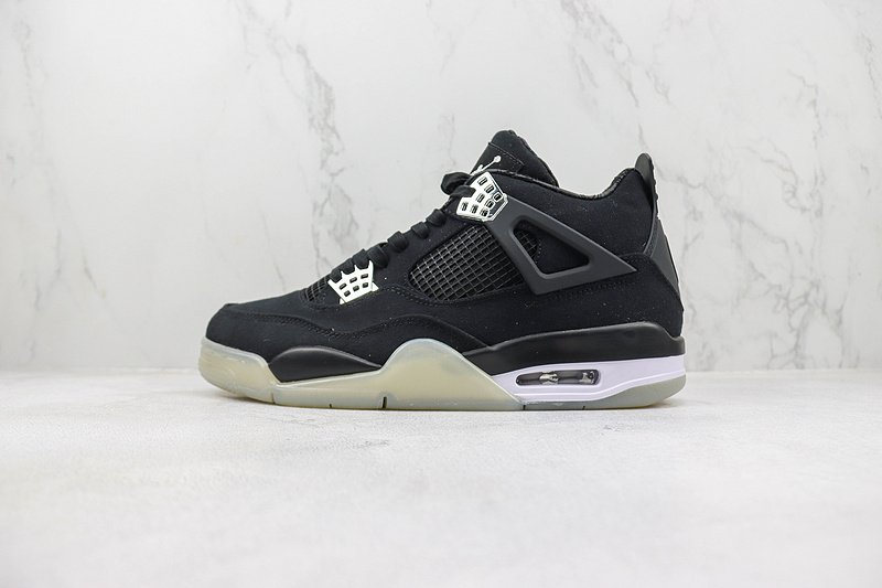 Air Jordan 4 "Black Canvas" фото № 2