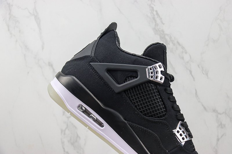 Air Jordan 4 "Black Canvas" фото № 3