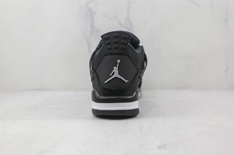 Air Jordan 4 Retro "Black Canvas" фото № 9