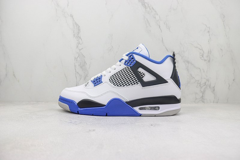 Air Jordan 4 "White/Royal Blue/Grey" фото № 2