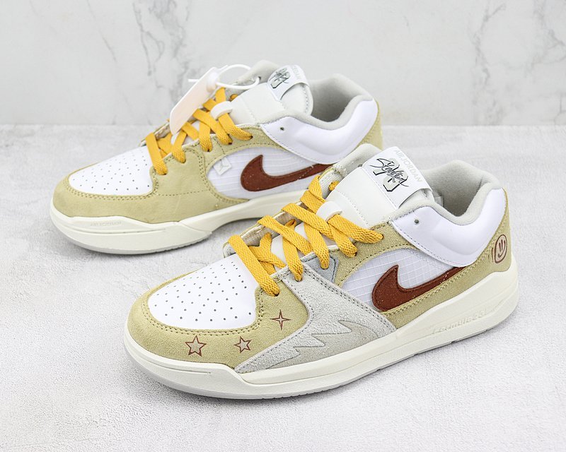 Air Jordan Stadium 90 "White/Sand Yellow/Brown" фото № 5