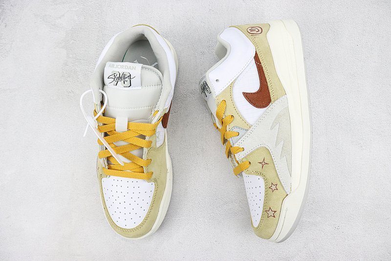 Air Jordan Stadium 90 "White/Sand Yellow/Brown" фото № 6