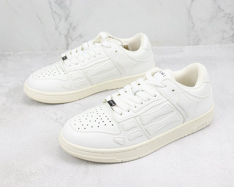 Amiri Skel Top Low "White" фото № 5