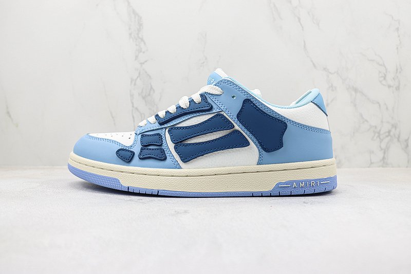 Amiri Skel Top Low "White/Blue/Navy" фото № 2