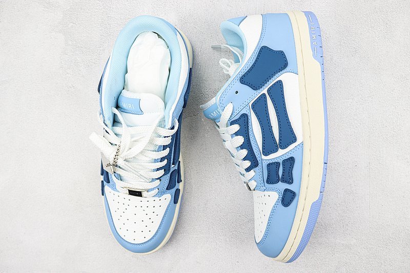 Amiri Skel Top Low "White/Blue/Navy" фото № 6