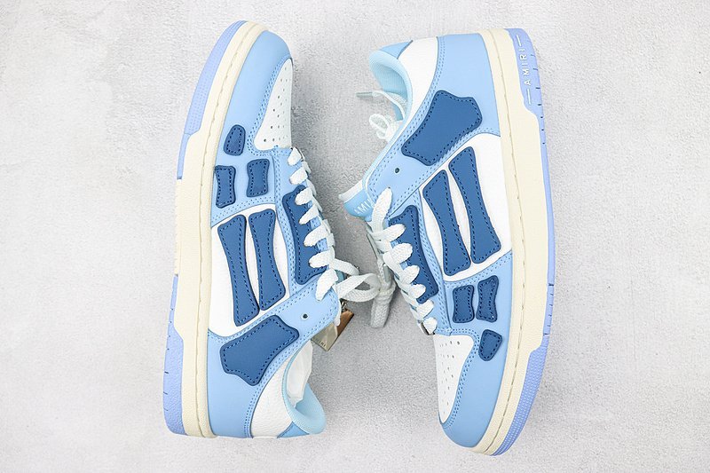 Amiri Skel Top Low "White/Blue/Navy" фото № 7
