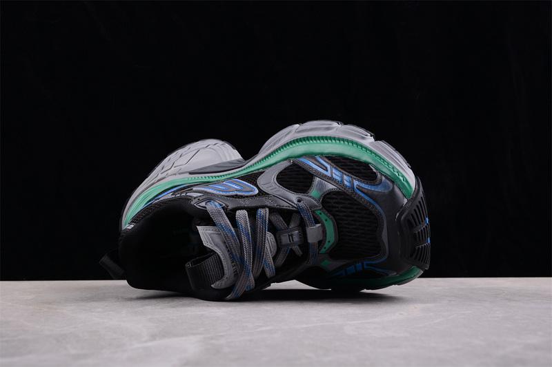 Balenciaga 10XL Sneakers "Black/Gray/Blue/Green" фото № 8