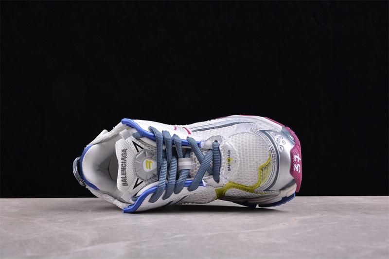 Balenciaga Runner "White/Silver/Blue/Yellow" фото № 3