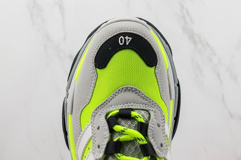 Balenciaga Triple S "Neon Yellow/Grey" фото № 4