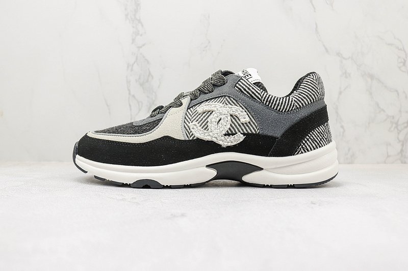 Chanel Low Top Trainer CC "Dark Grey" фото № 2