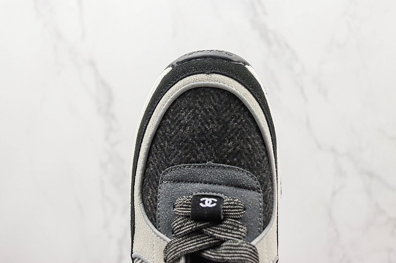 Chanel Low Top Trainer CC "Dark Grey" фото № 3