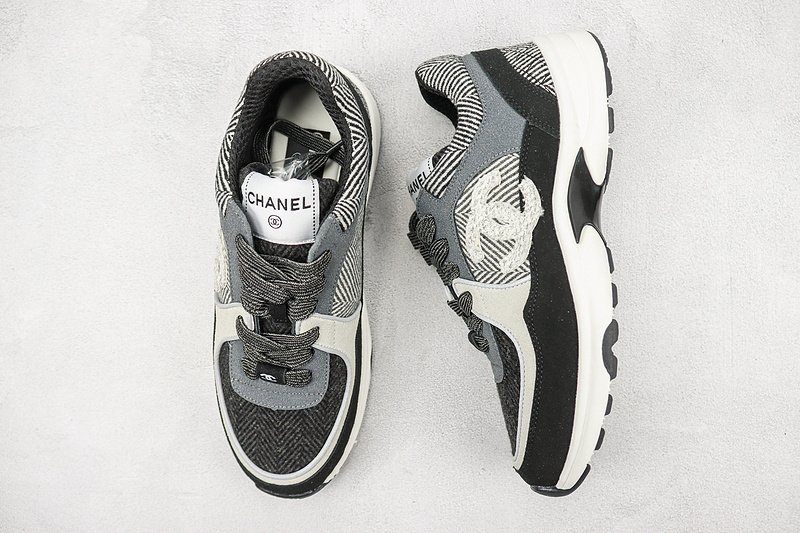 Chanel Low Top Trainer CC "Dark Grey" фото № 6