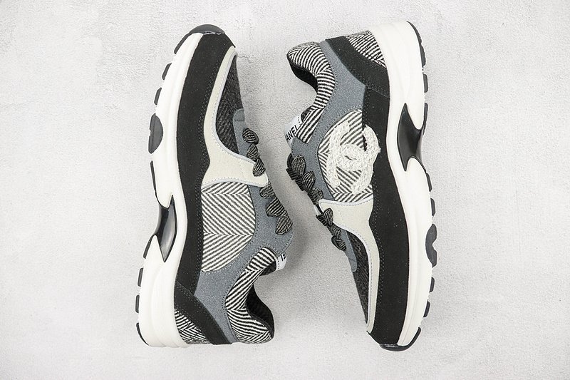 Chanel Low Top Trainer CC "Dark Grey" фото № 7