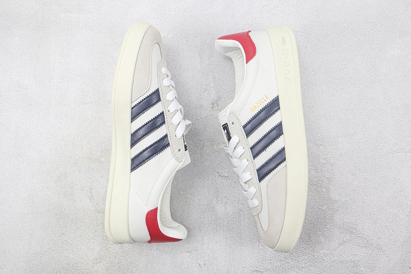 Adidas x Gucci Gazelle "Off White/Blue/Red" фото № 7