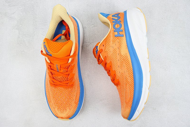 Hoka One One Clifton 9 "Orange/Blue" фото № 6